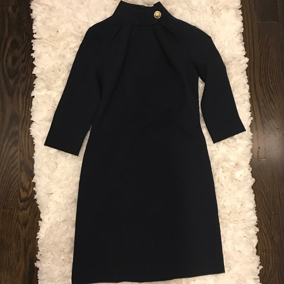 Navy Dioni Dress - Picture 1 of 3
